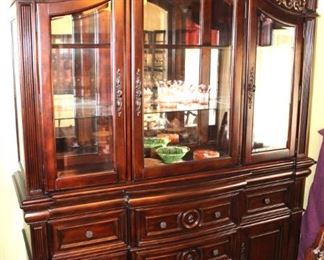 Gorgeous china cabinet.