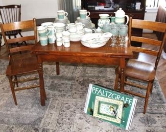 Pfaltzgraff, French Quarter dishes and glasses.  All being sold as a set.  