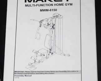 Marcy Multi-function Home Gym MWM-6150 manual.