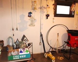 Lots of garden items.