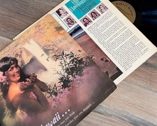 Album of vintage Hawaiian music with illustrated booklet