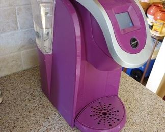 Rarest Royal purple Keurig coffee maker machine,