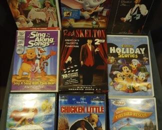 Some of the DVDs 