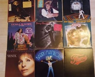 Some of the music LPs Vinyl Records 