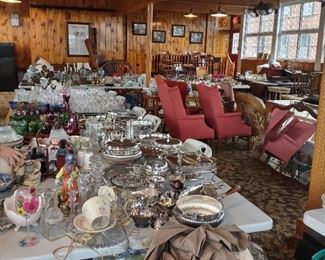 overview, glass, chairs