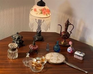 Vintage Vanity And Ink Well Collection