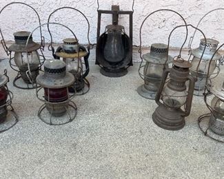 Collection Of Railway Lanterns