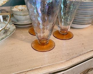 Iridescent crystal by Fostoria 