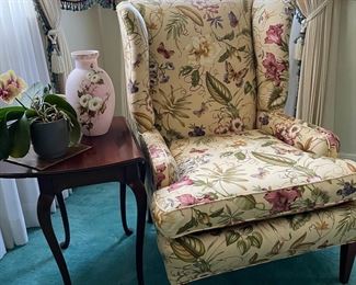 Wing back chair