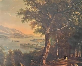 Hyde Park painting by Wm Bartlett