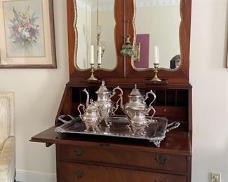 Antique mahogany secretary