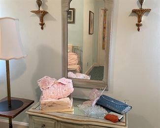 Lowboy chest & mirror