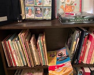 Children's books & baseball cards