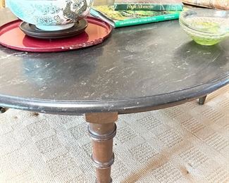 Marble top coffee table 