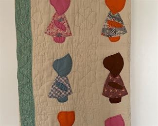Sun bonnet girl quilt