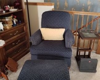 Chair and ottoman