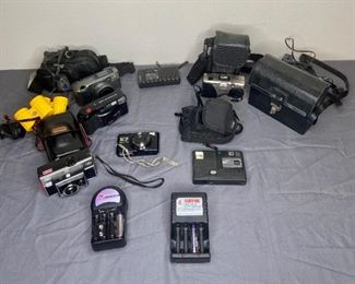 Cameras: Minolta, Canon, Kodak, Fujifilm. Sony Mini Cassette Recorder