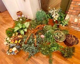 Faux Greenery, Terra Cotta Pots, and More
