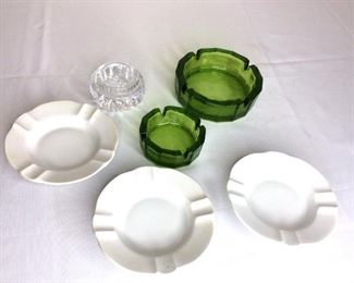  Glass Ashtrays