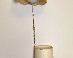 (2) Lamps and Hanging Wicker Light
