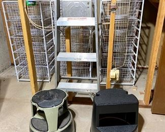 Ladder and (2) Step Stool