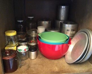 Vintage Kitchen Storage Items