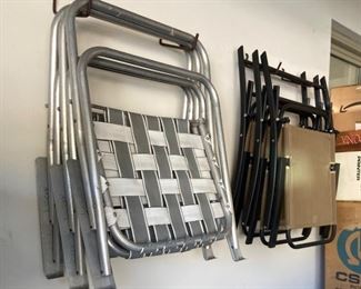 Assorted Lawn Chairs & Tables