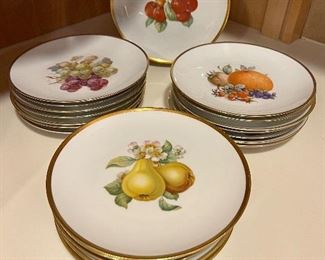  PASCO Hutschenreuther Selb Bavaria - Fruit Plates