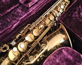 SOLD: Alto saxophone w/original case.