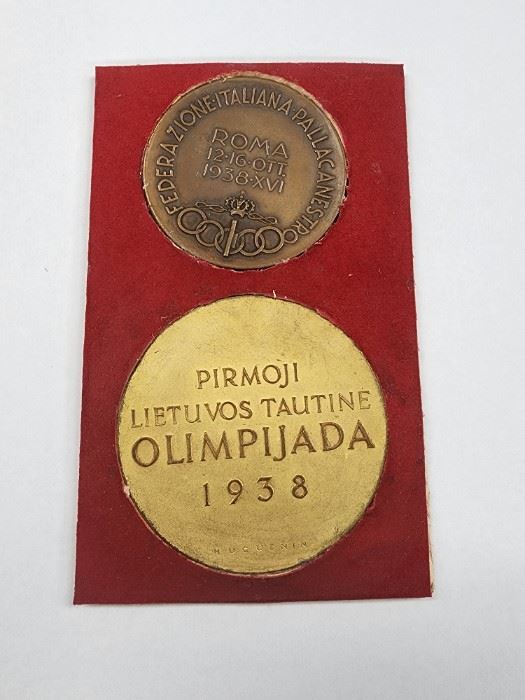 1938 FIBA Games Medals