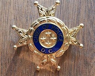 DC Chief of Police Badge 