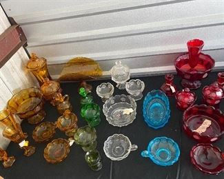 Coin glass in many colors….