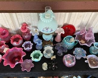 Loads of Fenton glass ❤️