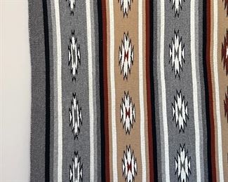 Navajo Chinle Star Wide Ruins Banded Rug Native American 	34 x 59in	
