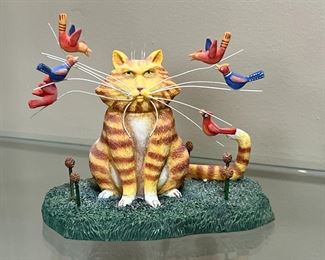 Wit & Whimsy Figurine "Taunting Theodore" Cat by Ned Young for Lang & Wise	4 inches high	
