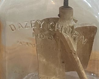 Antique Dazey Churn No 40 Butter Churner	13.5 inches high,	
