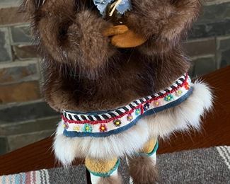 Kathleen Westlake Inupiaq Doll Lady with Seal Oil	14.5 inches high.	
