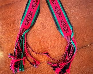 Navajo Hand Woven Wool Ceremonial Sash	80 x 4in	
