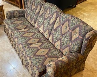 Southwest Broyhill Sleeper Sofa Couch  	37.5 x 80 x 37in	HxWxD

