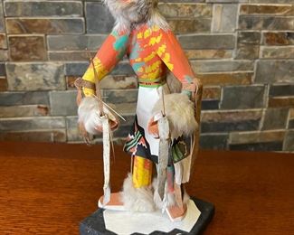 Navajo Humming Bird Kachina Doll Cindy Kachada Native American 	14in High	
