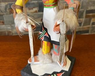 Navajo Humming Bird Kachina Doll Cindy Kachada Native American 	14in High	
