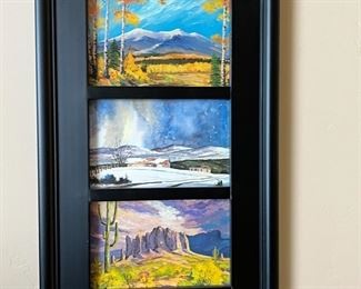 John Stoumbis Taos Landscape 3 Framed Postcards/Prints #2	Frame: 15.5 x 9.5in	
