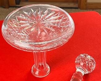  Waterford Lismore  Crystal Ships Decanter & Stopper	9.75 x 7.25in diameter.	
