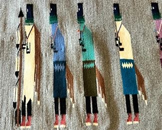 Navajo Ye’i Bi Chei Rug Native American 	26 x 40in	
