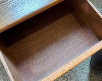 Oak 2-Drawer Cabinet	22 x 22 x 19in	
