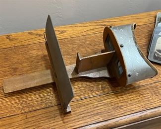 Antique Stereoscope with Slides 	12 inches long	

