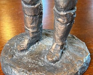 Daniel Monfort Western Prospector Resin Sculpture Bronze Finish	13.5 inches high.	
