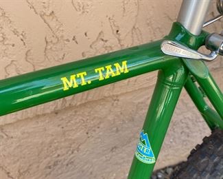 Vintage Gary Fisher Mt. Tam Mountain Bike Bicycle 	From crank to stem 21 inches	
