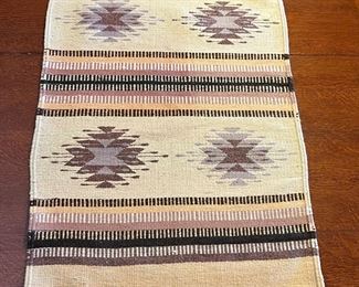 Mexican  Chimayo Rug	37.5 x 23in	
