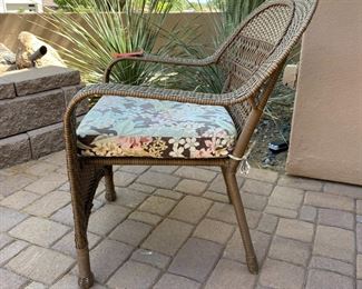 2pc All Weather Wicker  Chairs	34.5 x 26 x 24in	HxWxD

